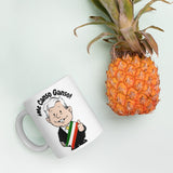 AMLO Amlito Me Canso Ganso White glossy mug