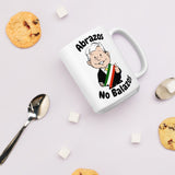 AMLO Amlito Abrazos No Balazos White glossy mug