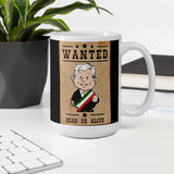 AMLO Amlito Western Style Wanted Poster glossy mug